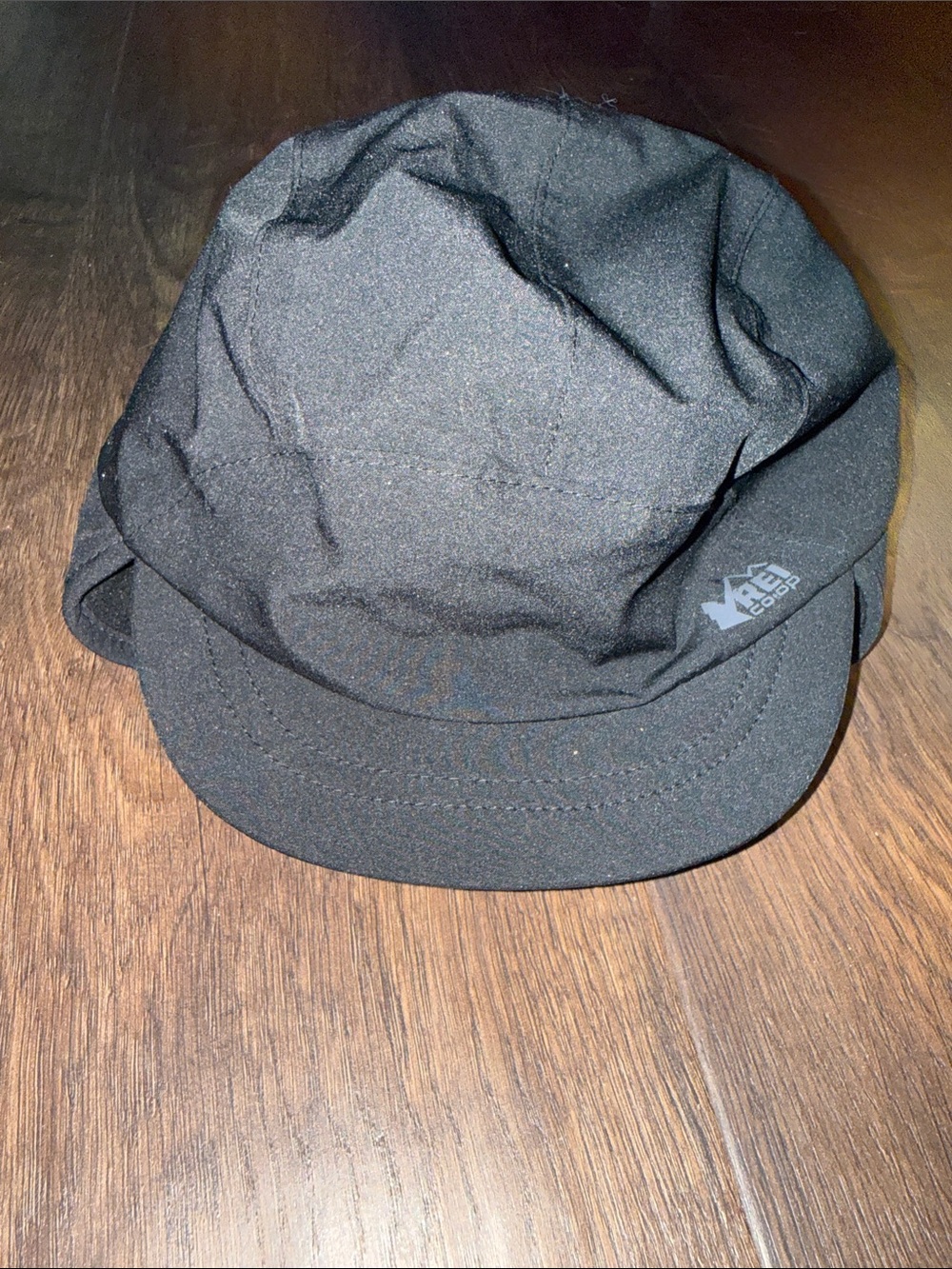 REI Black Soft-Brim Fleece Lined Winter Water Resistant Kids Cap